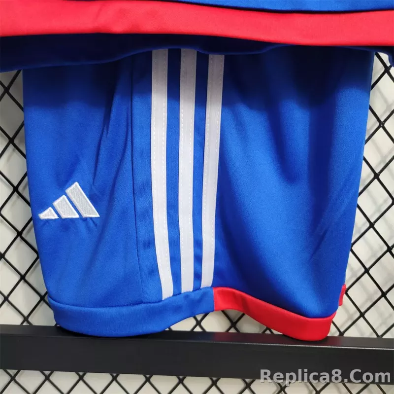 2023-24 Club Universidad de Chile Home Kids Kit Jersey+Shorts - detail