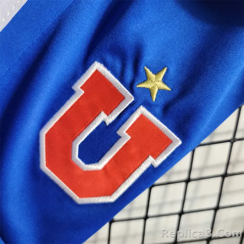 2023-24 Club Universidad de Chile Home Kids Kit Jersey+Shorts - detail