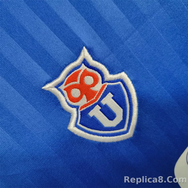 2023-24 Club Universidad de Chile Home Kids Kit Jersey+Shorts - detail