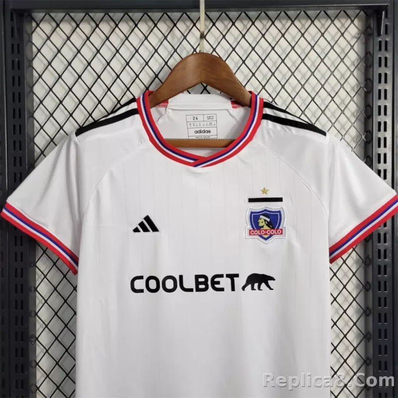2023-24 Colo Colo Home Kids Kit Jersey+Shorts - detail