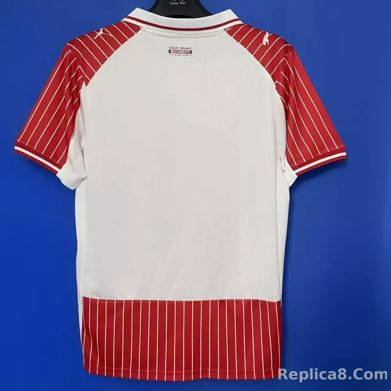 25-26 FC Dinamo București Home Soccer Jersey - detail