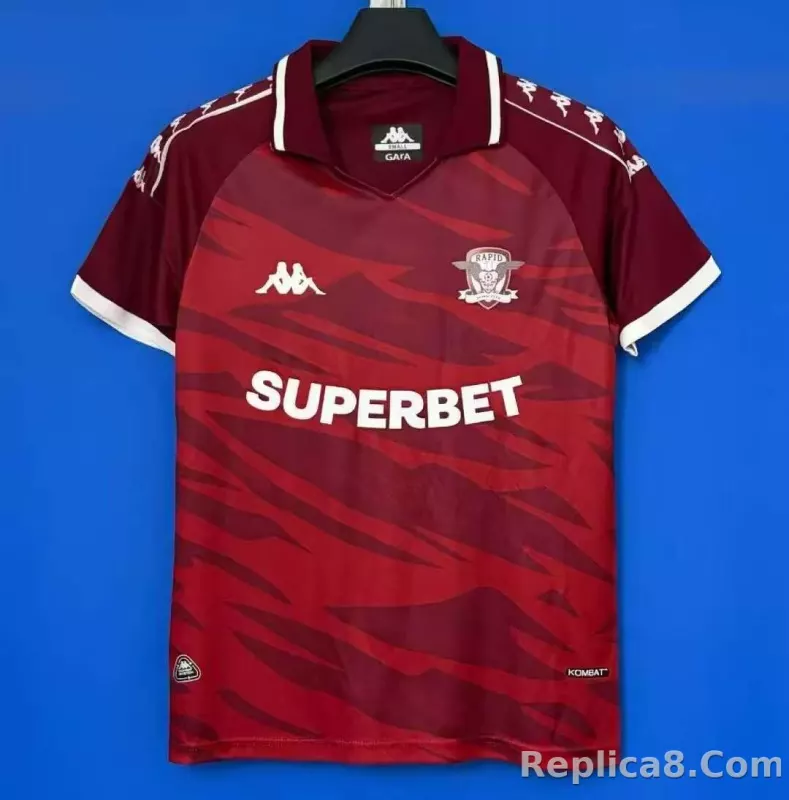 25-26 FC Rapid București Home Soccer Jersey