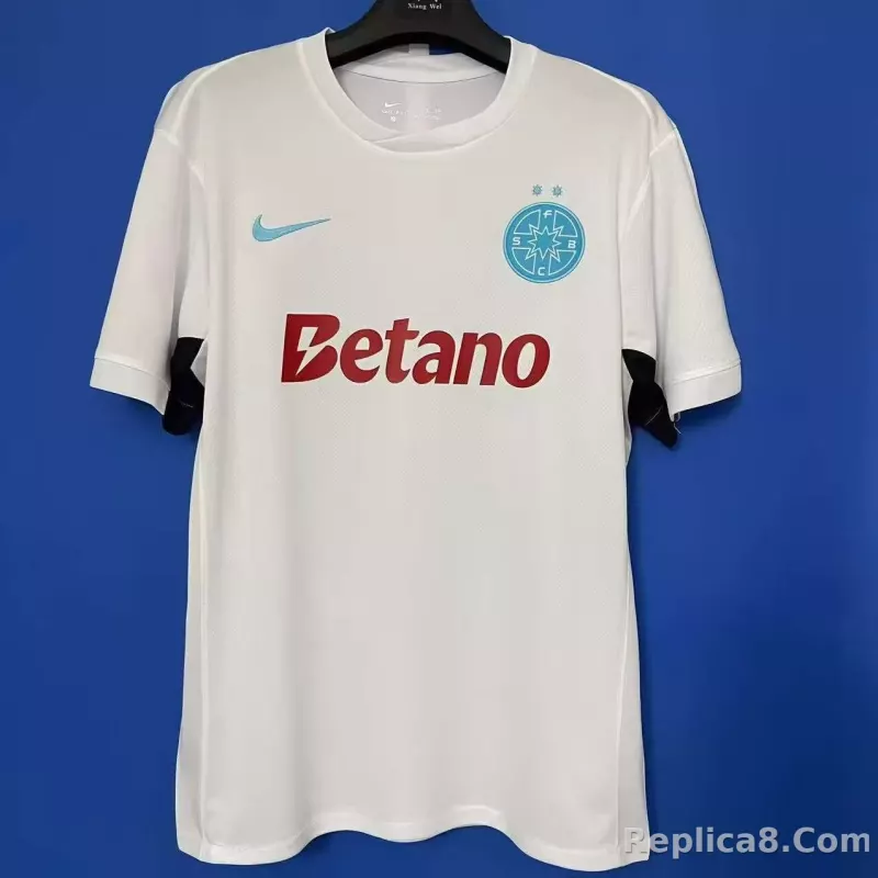 25-26 FCSB Third Away Soccer Jersey White