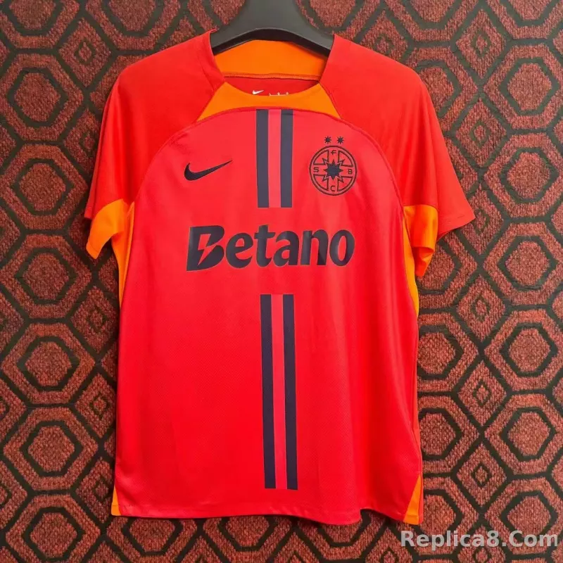 24-25 FCSB Home Soccer Jersey Red