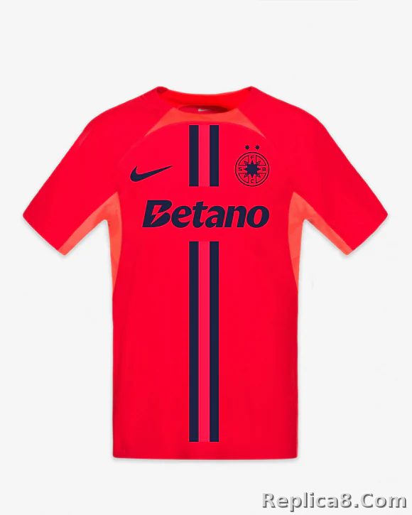 24-25 FCSB Home Soccer Jersey Red - detail