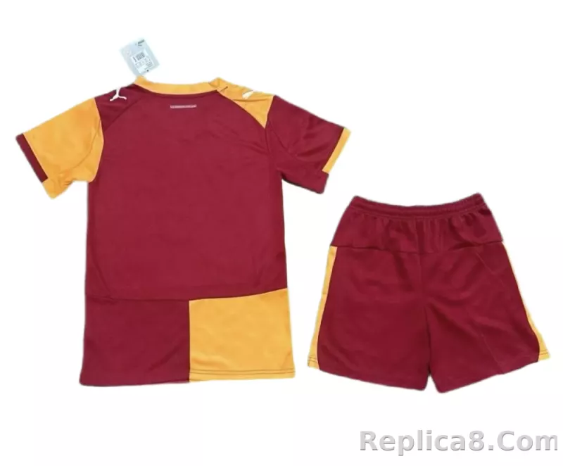 25-26 Galatasaray S.K. Home Soccer Kids Kit Jersey+Shorts - detail