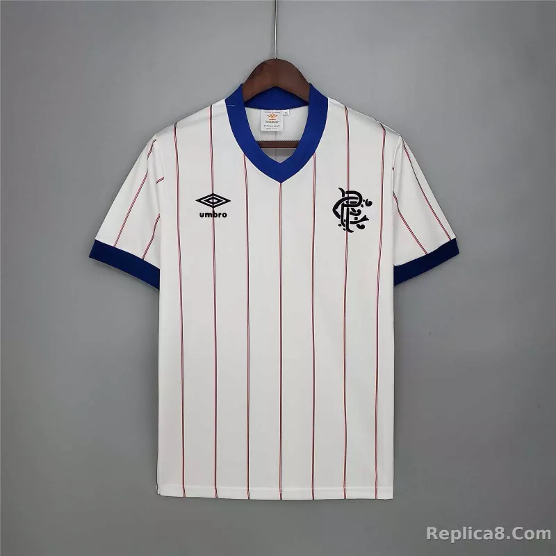 1982/83 Glasgow Rangers Away Soccer Retro Jersey