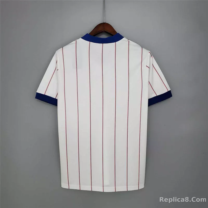 1982/83 Glasgow Rangers Away Soccer Retro Jersey - detail