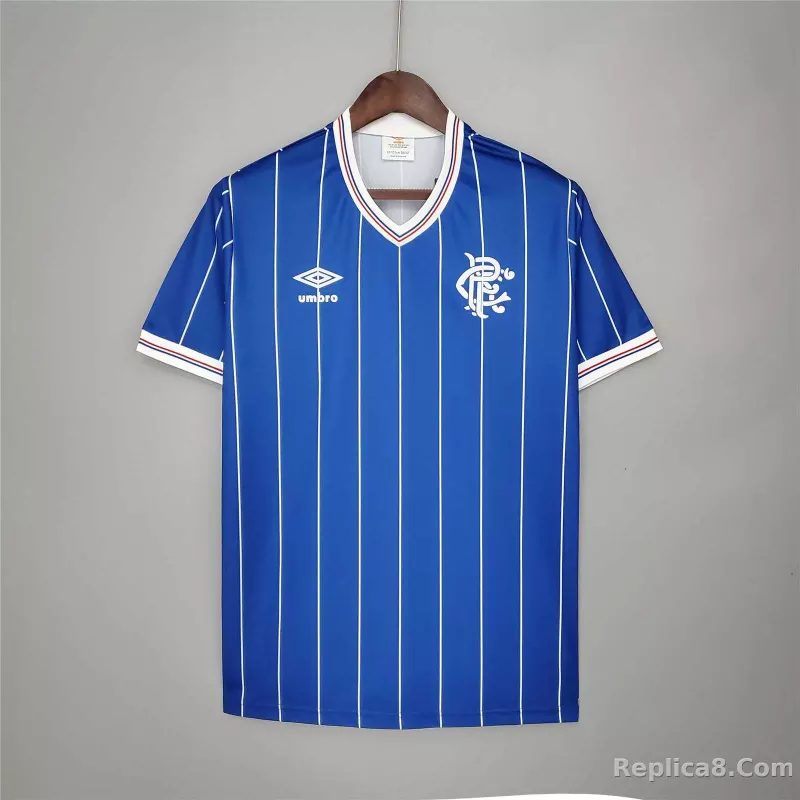 1982/83 Glasgow Rangers Home Soccer Retro Jersey