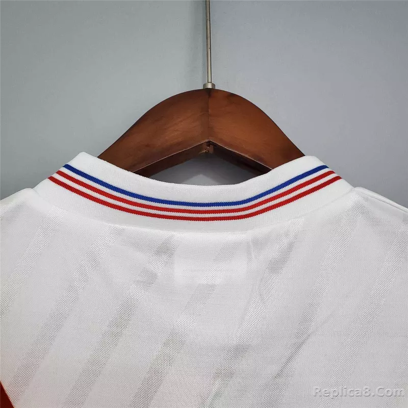 1987/1988 Glasgow Rangers Away Soccer Retro Jersey - detail