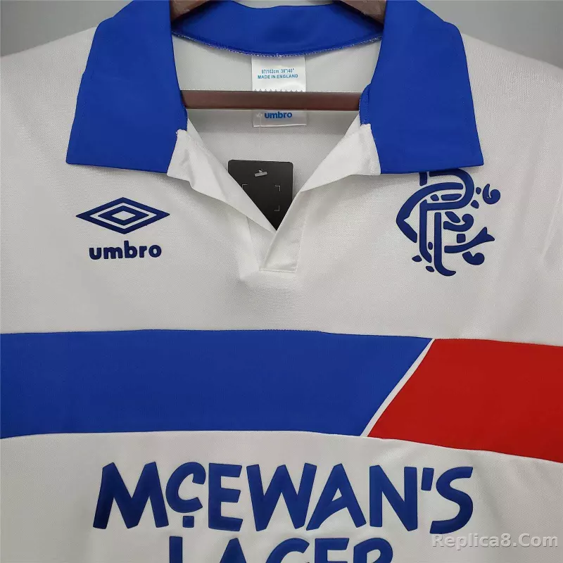 1994 Glasgow Rangers Away Soccer Retro Jersey - detail
