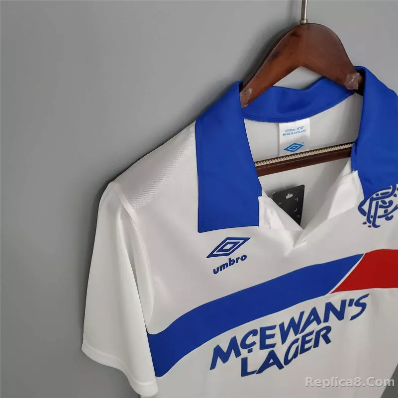 1994 Glasgow Rangers Away Soccer Retro Jersey - detail