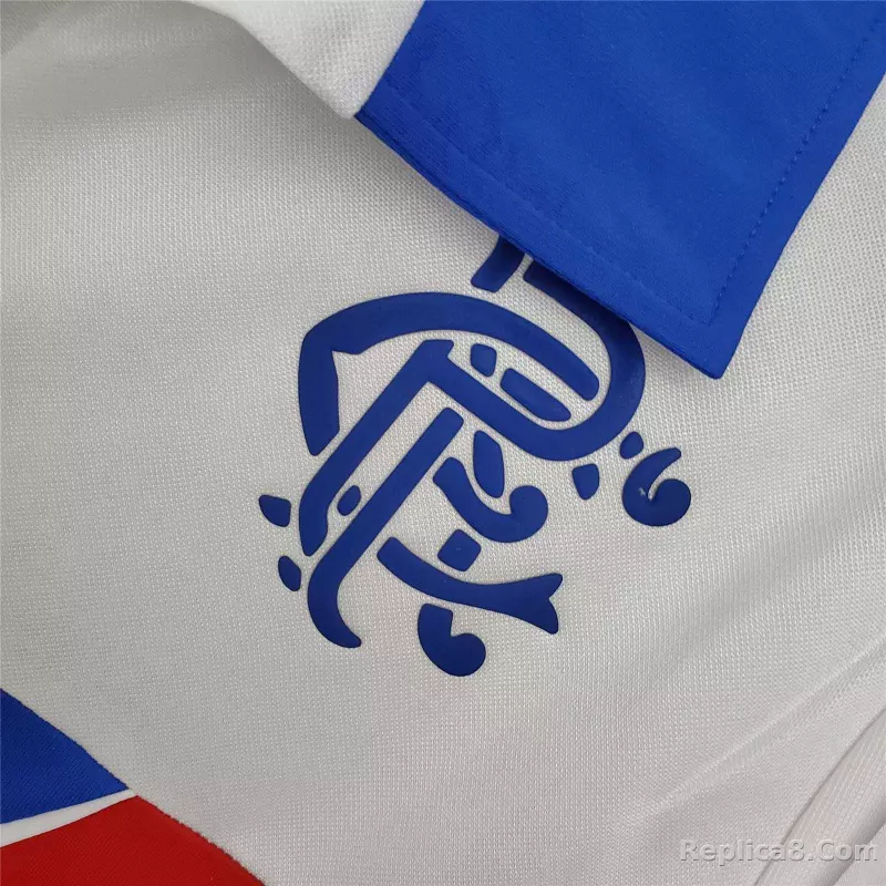 1994 Glasgow Rangers Away Soccer Retro Jersey - detail