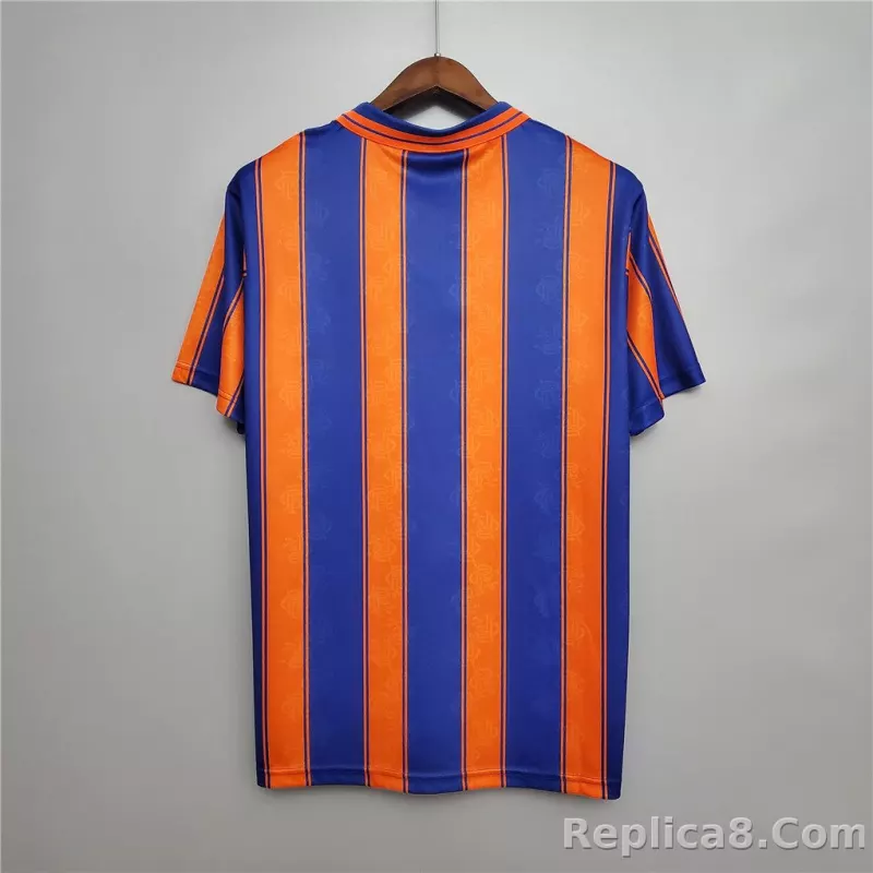 1993-94 Glasgow Rangers Away Soccer Retro Jersey - detail