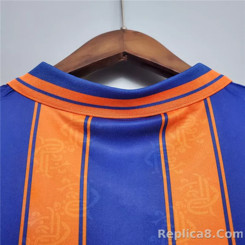 1993-94 Glasgow Rangers Away Soccer Retro Jersey - detail