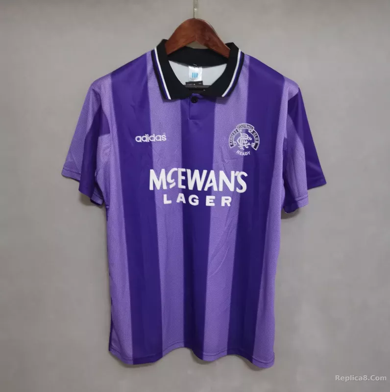 1994-95 Glasgow Rangers Away Soccer Retro Jersey