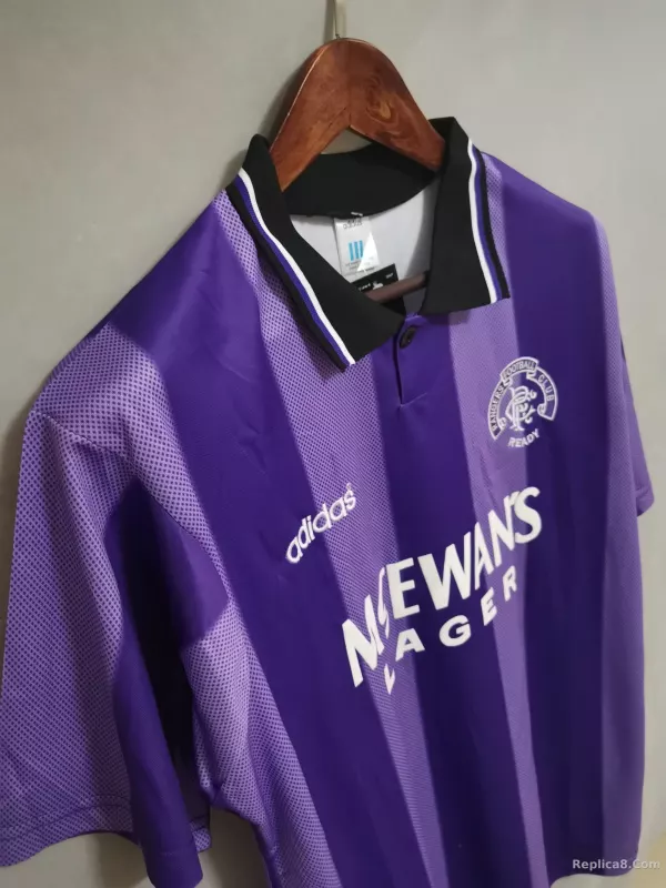 1994-95 Glasgow Rangers Away Soccer Retro Jersey - detail