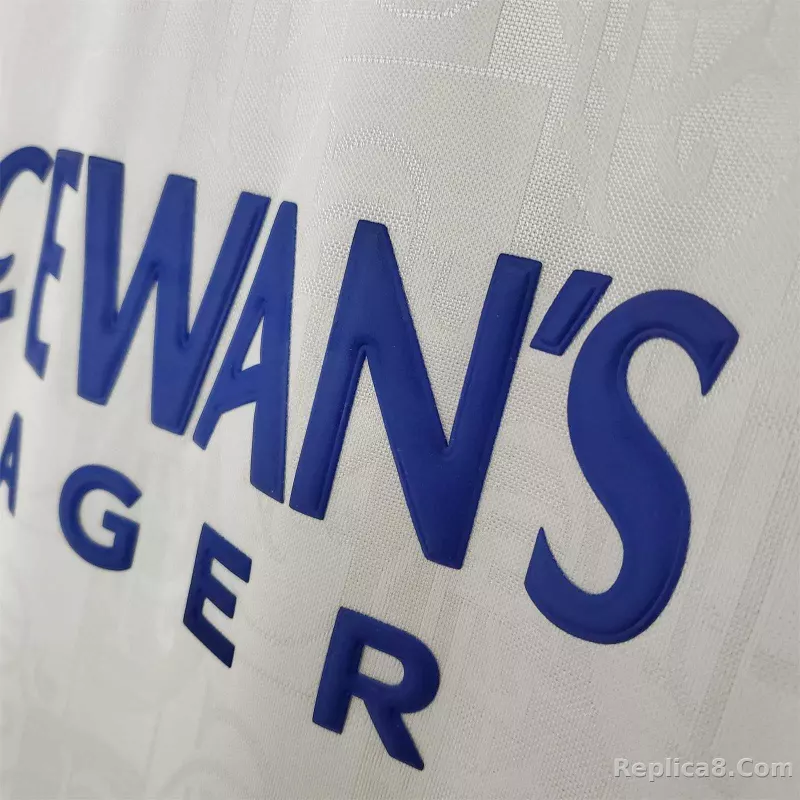 1996-97 Glasgow Rangers Away Soccer Retro Jersey - detail