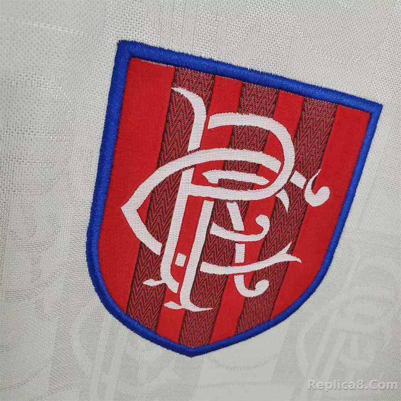 1996-97 Glasgow Rangers Away Soccer Retro Jersey - detail