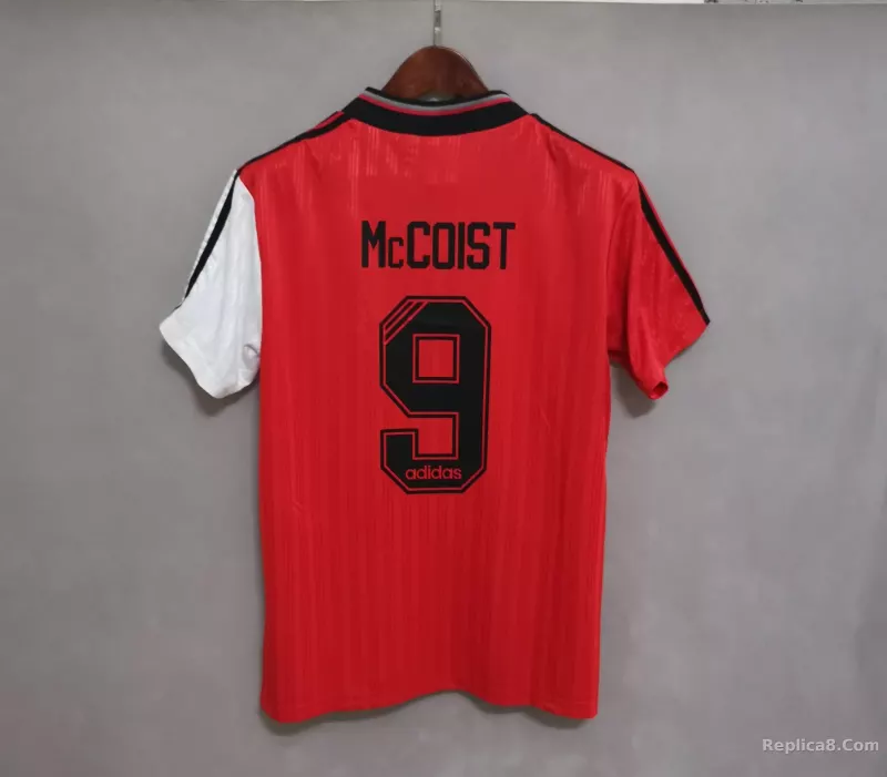 1995-96 Glasgow Rangers Away Soccer Retro Jersey - detail