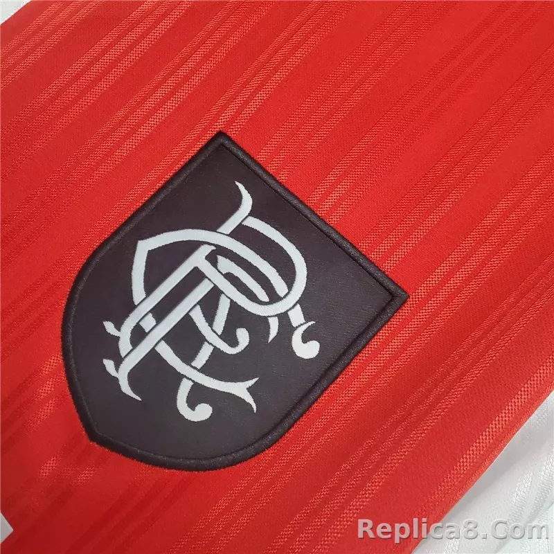 1995-96 Glasgow Rangers Away Soccer Retro Jersey - detail