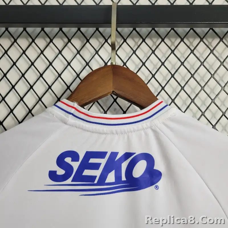23-24 Glasgow Rangers Away Soccer Kids Kit Jersey+Shorts - detail
