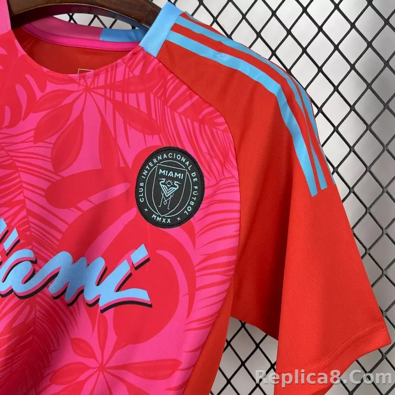 25-26 Inter Miami CF Pink  Soccer Jersey - detail
