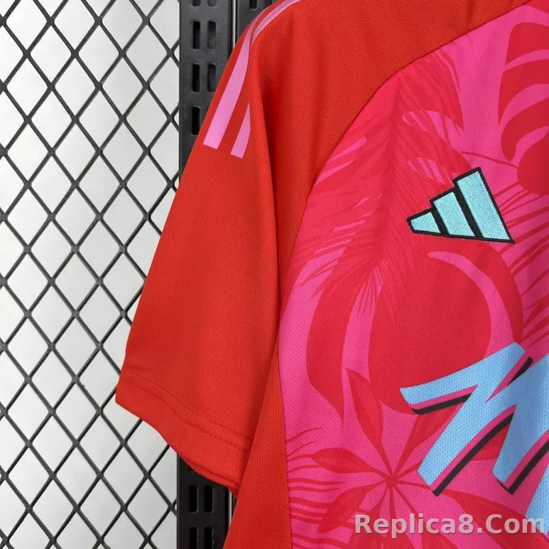 25-26 Inter Miami CF Pink  Soccer Jersey - detail