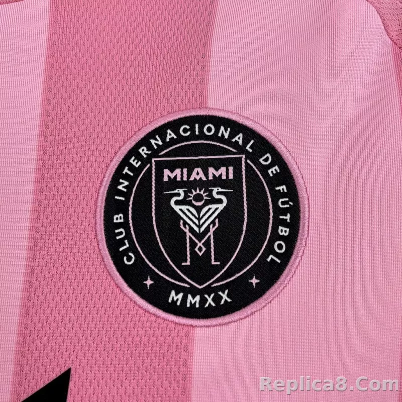 25-26 Inter Miami CF Pink  Soccer Jersey Club World Cup - detail