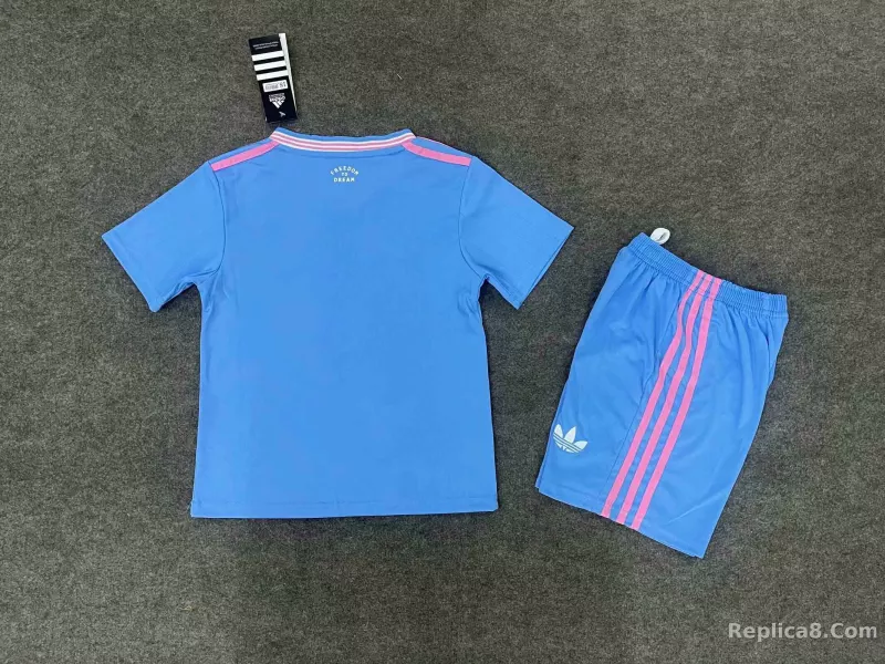 25-26 Inter Miami CF Third Away Soccer Kids Kit Jersey+Shorts - detail