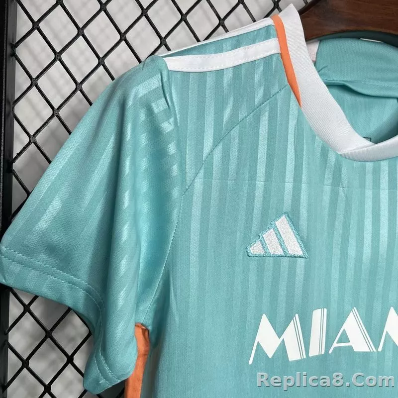 24-25 Inter Miami CF Third Away  Soccer Kids Kit Jersey+Shorts - detail