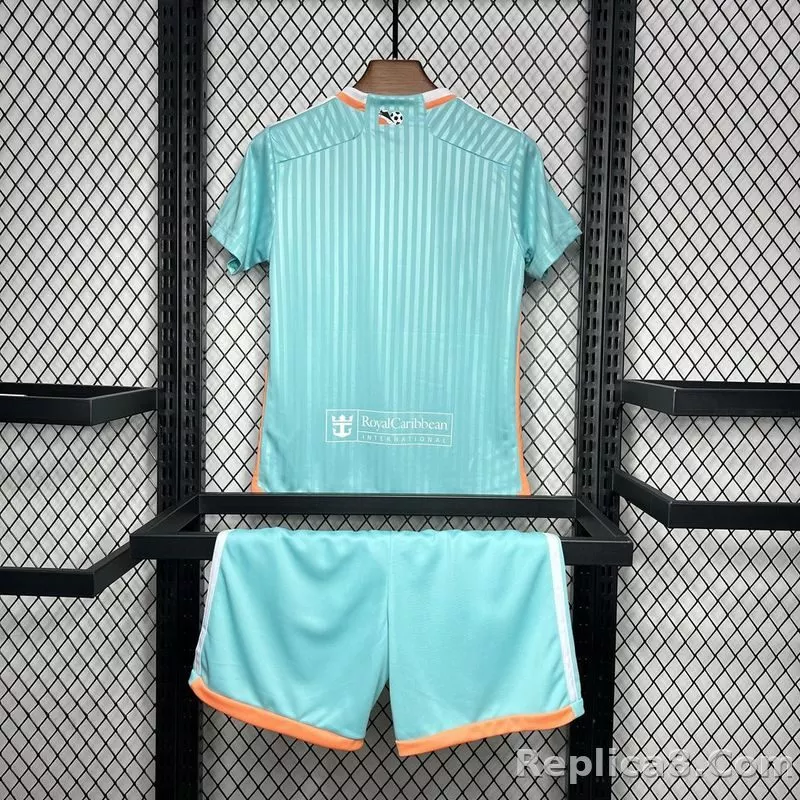 24-25 Inter Miami CF Third Away  Soccer Kids Kit Jersey+Shorts - detail