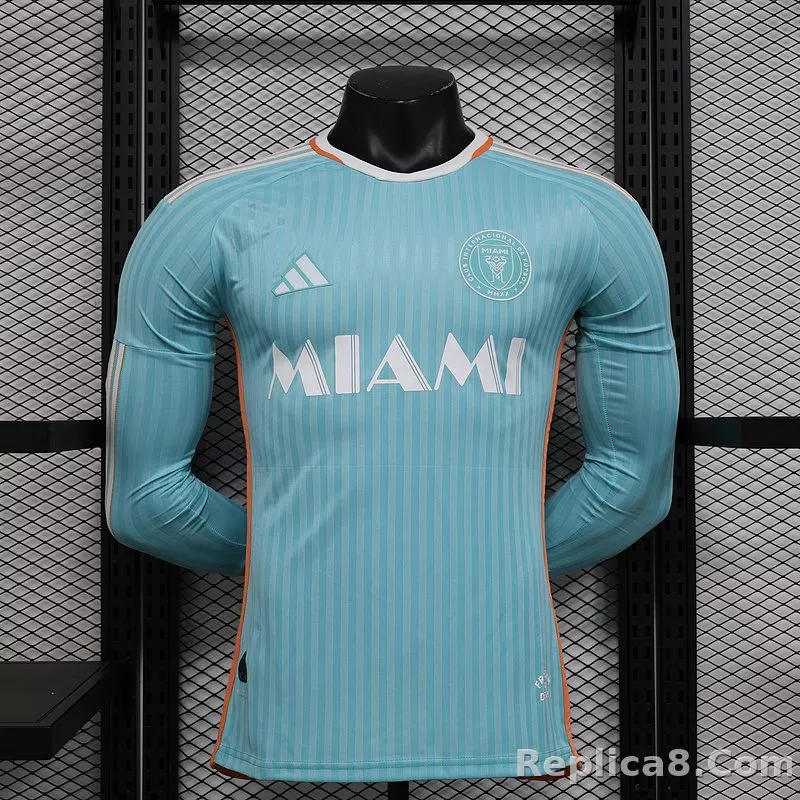 24-25 Inter Miami CF Third Away  Soccer Jersey Player Version Long Sleeve