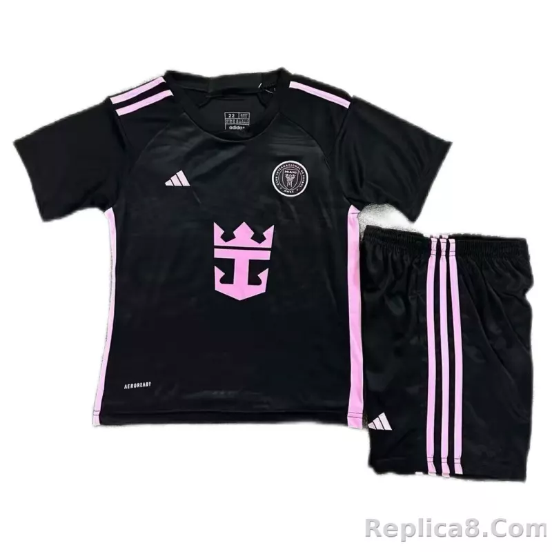 2024 Inter Miami CF Away  Soccer Kids Kit Jersey+Shorts - detail