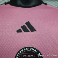 24-25 Inter Miami CF Home  Soccer Jersey Player Version - view 5