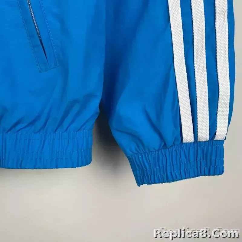 2023/2024 Inter Miami Reversible Windbreaker Blue Soccer Jersey 1:1 Thai Quality - detail