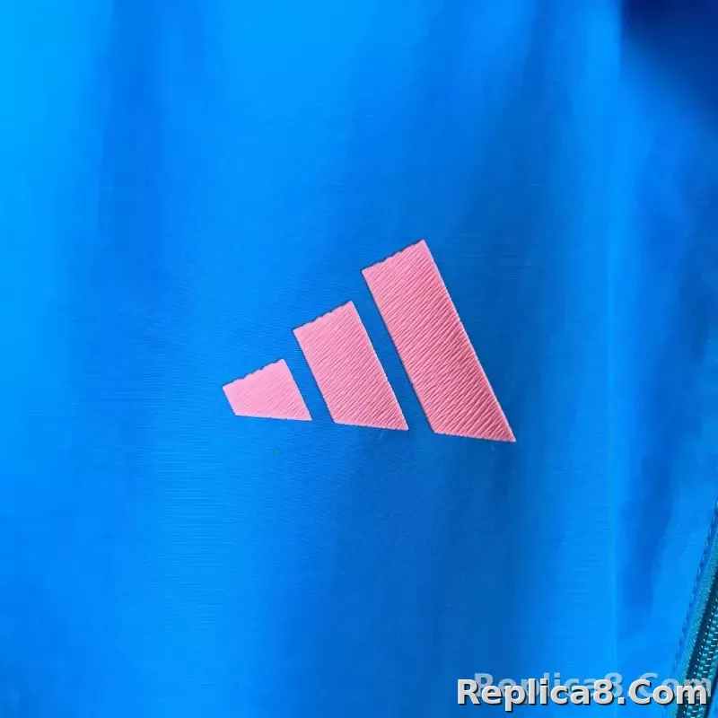 2023/2024 Inter Miami Reversible Windbreaker Blue Soccer Jersey 1:1 Thai Quality - detail