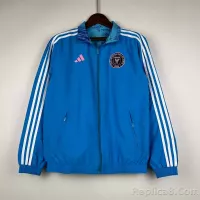 2023/2024 Inter Miami Reversible Windbreaker Blue Soccer Jersey 1:1 Thai Quality - view 7