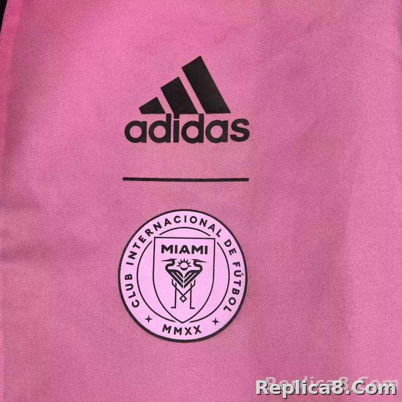 2023/2024 Inter Miami Reversible Windbreaker（black-pink）Soccer Jersey 1:1 Thai Quality - detail