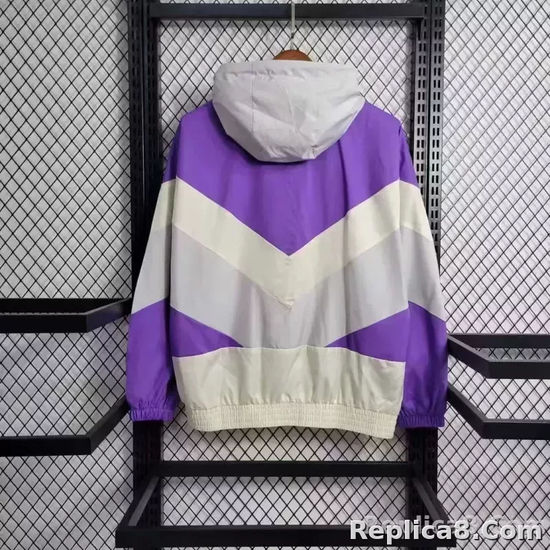 2023 Inter Miami Windbreaker Purple Soccer Jersey 1:1 Thai Quality - detail