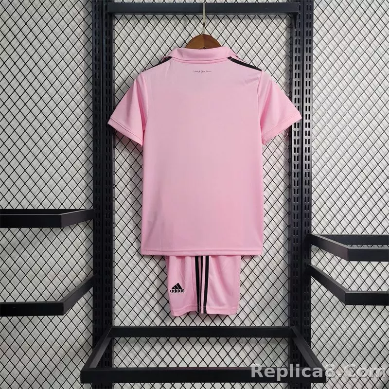 22-23 Inter Miami CF Home Kids Kit Shirt+Short Soccer Jersey - detail