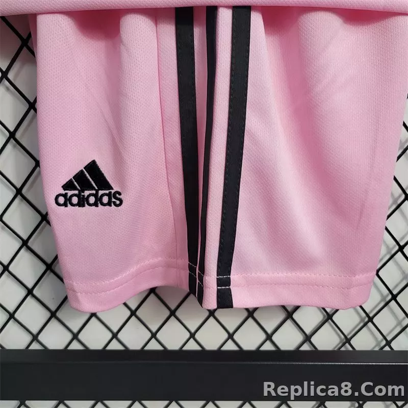 22-23 Inter Miami CF Home Kids Kit Shirt+Short Soccer Jersey - detail