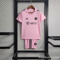 22-23 Inter Miami CF Home Kids Kit Shirt+Short Soccer Jersey - view 1