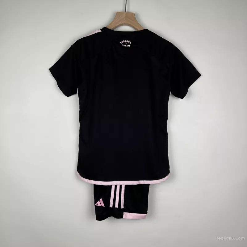 22-23 Inter Miami CF Away Kids Kit Shirt+Short Soccer Jersey - detail