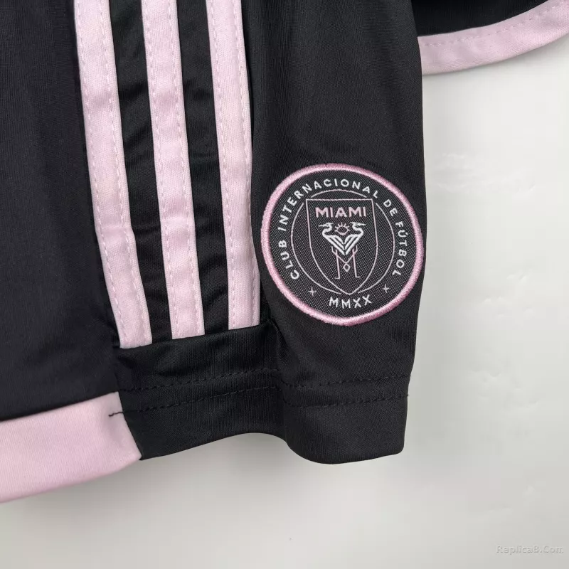 22-23 Inter Miami CF Away Kids Kit Shirt+Short Soccer Jersey - detail