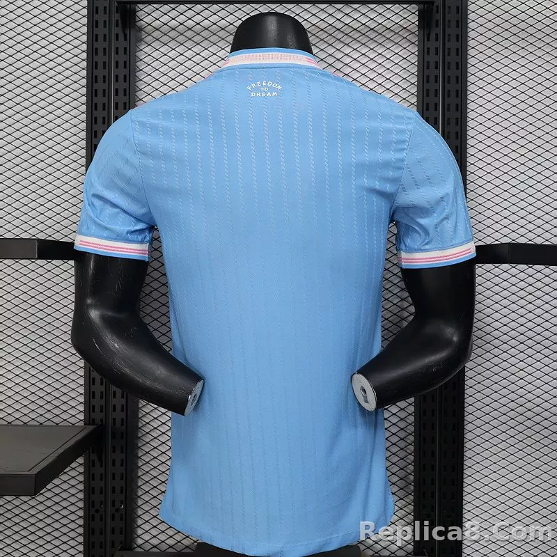 25-26 Inter Miami CF Special  Soccer Jersey Player Version Blue - detail