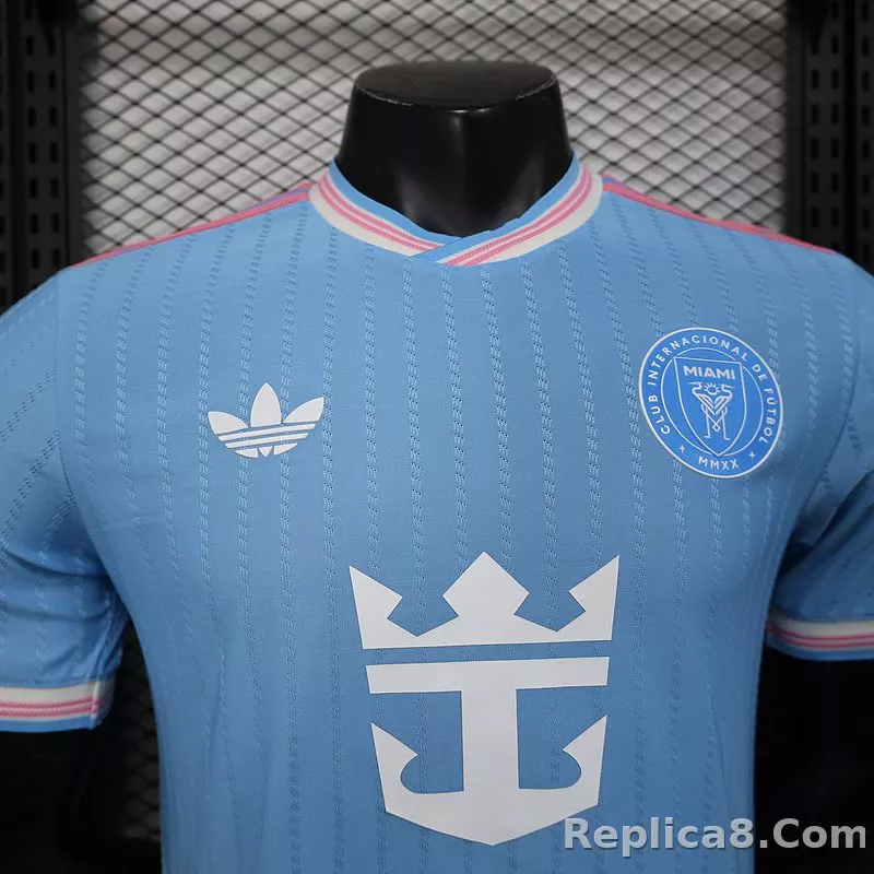 25-26 Inter Miami CF Special  Soccer Jersey Player Version Blue - detail
