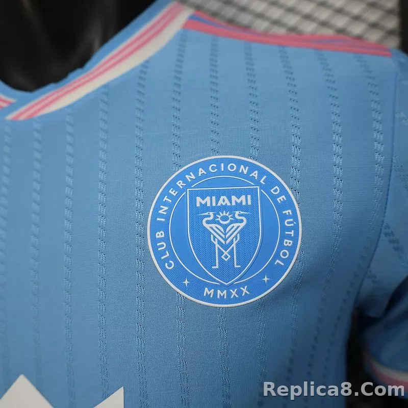 25-26 Inter Miami CF Special  Soccer Jersey Player Version Blue - detail