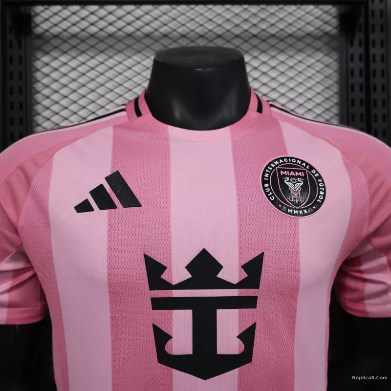25-26 Inter Miami CF Pink  Soccer Jersey Player Version - detail