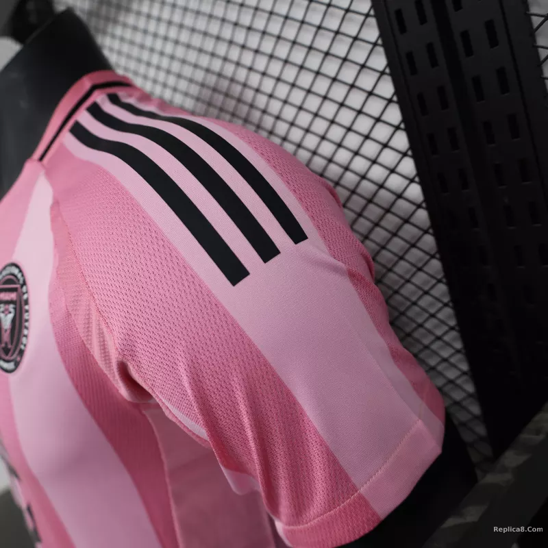 25-26 Inter Miami CF Pink  Soccer Jersey Player Version - detail